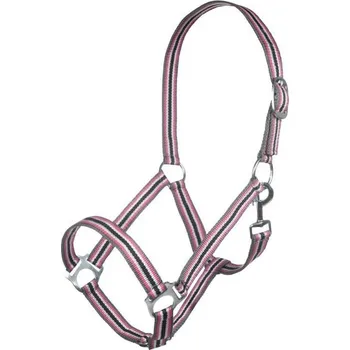 HKM Ohlávka Linz HKM, black/grey/white/pink SHETTY