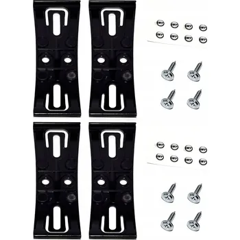 autokoberec 2X Bezrámečkové držáky SPZ / RZ FrameX černé (2 kusy)