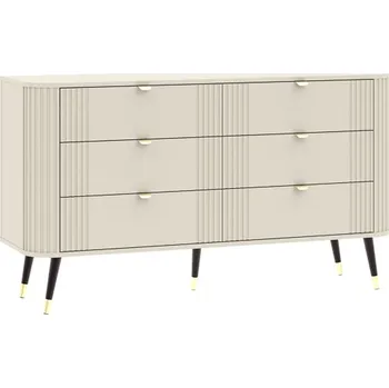 Komoda Intermeble Komoda ONYX 6S, béžová