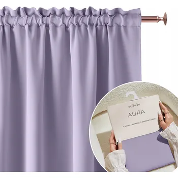 Obraz Hotový Závěs do Obýváku na pásce s Žabkami 140x250 Room99 Aura Lila