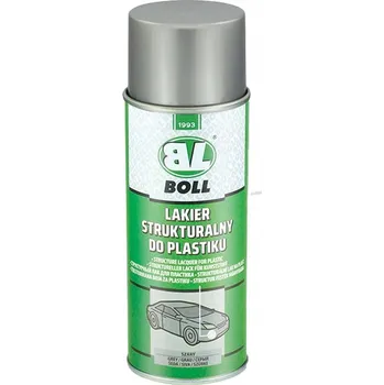 Barva ve spreji BOLL Strukturální lak na plasty ŠEDÝ 400ml