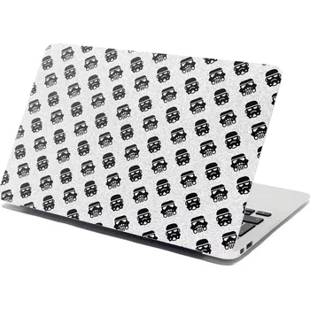 samolepka Sablio Samolepka na notebook Star Wars Stormtrooper Pattern šikmý - 29x20 cm
