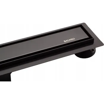 Lineární odtok Balneo Duplex BLACK NEXT 0 cm