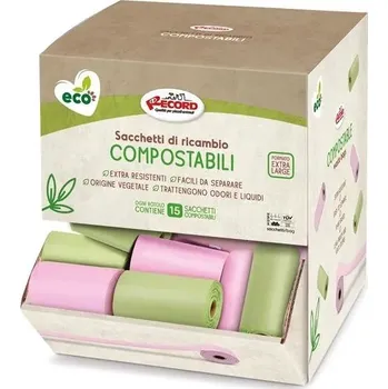 sáček na exkrement Sáčky na psí exkrementy Record 15 ks