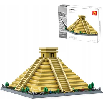ostatní stavebnice WANGE 6225 Stavebnice - Pyramida Dílů Castillo Chichen Itza Mexiko 1340 dílů
