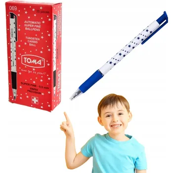 Propiska automatická modrá matoMAT