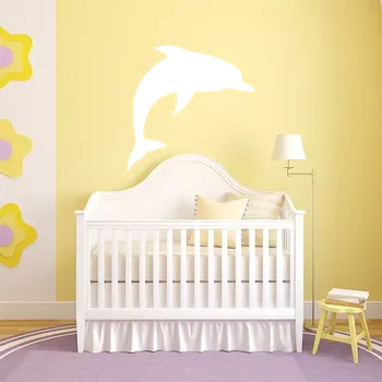 samolepka Sablio Samolepka na zeď: Delfín - 60x60 cm