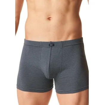 Pánské spodní prádlo Pánské boxerky šortkového střihu KEY MXH 302 Tyrkysové XL B24
