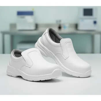 Pracovní oblečení Bezpečnostní mokasíny PANDA SANITARY ZONDA S2 Velikost 44 (9 1/2) bílá