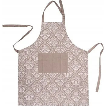 Kuchyňská zástěra BAVLNĚNÁ KUCHYŇSKÁ ZÁSTĚRA S KAPSOU, UNIVERZÁLNÍ, NA ZAVAZOVÁNÍ