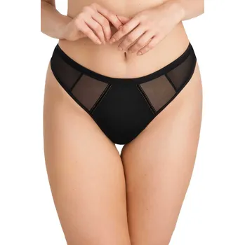 Kalhotky Gorsenia Kalhotky tanga Just black 826 černé L