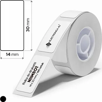 Samolepící etiketa Samolepicí etikety samolepky termální pro termotransfer tiskárny Niimbot B18
