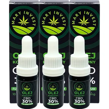 CBD CBD Konopný olej 30 % 3000 mg RAW 3 x 10 ml | Plné spektrum | Český |