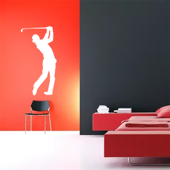 samolepka Sablio Samolepka na zeď: Golfista - 33x60 cm