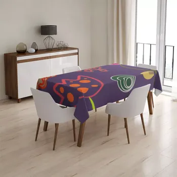 ubrus Sablio Ubrus Nakreslené květiny - 90x90 cm