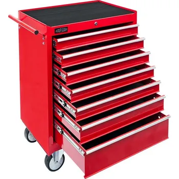 Dílenský vozík na nářadí s 7 zásuvkami - prázdný