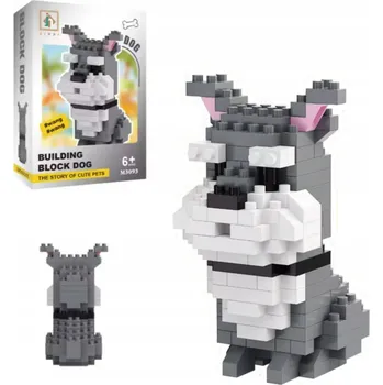 ostatní stavebnice Mini blokové Stavebnice pro psa, knírač, 144 dílů , kolekce