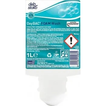 Mýdlo Pěnové antibakteriální mýdlo DEB OxyBac Foam Wash 1l - 1ks