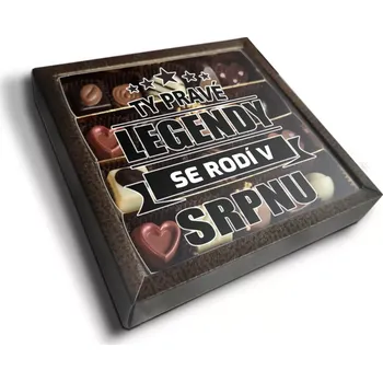 Cukrovinka Sablio Pralinky Ty pravé legendy se rodí v srpnu - 20 ks pralinek