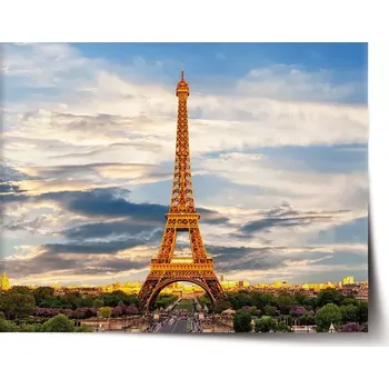 Plakát Sablio Plakát Eiffel Tower 3 - 60x40 cm