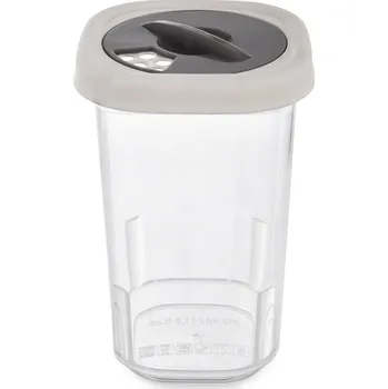 Dóza na potraviny NÁDOBA NA KOŘENÍ S DÁVKOVAČEM A SÍTKEM 320 ML NASTAVITELNÁ