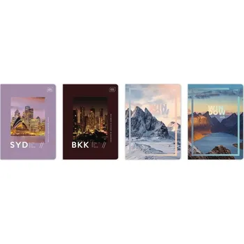 Sešit A5 s mřížkou Interdruk, 96 listů