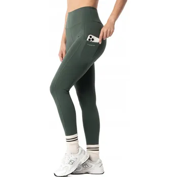 Dámské legíny Sportovní legíny vysoký pas kapsy Libra EvoFlex Carpatree XS šedé