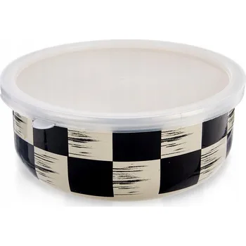 SMALTOVANÁ MÍSA S VÍKEM HRNEC NÁDOBA NA POTRAVINY 19 CM 1,5 L SMALT