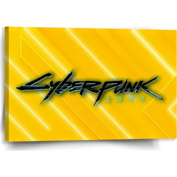 Obraz Sablio Obraz Cyberpunk 2077 Žlutý - 120x80 cm