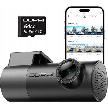 IP kamera DDPAI Pictrey M2 VIDEOREKORDÉR KAMERA AUTOMOBILOVÁ 2K 128GB + HARDWIRE KIT