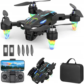 Dron RC DRON S DVOJITOU 8K HD KAMEROU PRO ZAČÁTEČNÍKY, SKLÁDACÍ FPV RC DRON