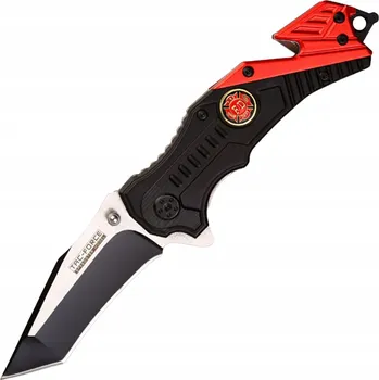 Kuchyňský nůž ZÁCHRANÁŘSKÝ NŮŽ HASIČE USA SKLÁDACÍ ČEPEL TAC-FORCE TF-640FD dárek