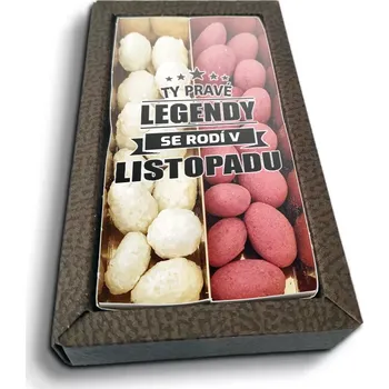 Čokoláda Sablio Mandle v čokoládě Ty pravé legendy se rodí v listopadu - 2x 80g