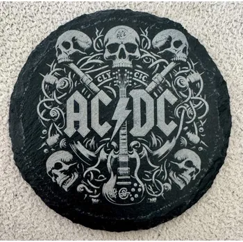 Podtácek Gravi3dprint Tácek z břidlice AC/DC