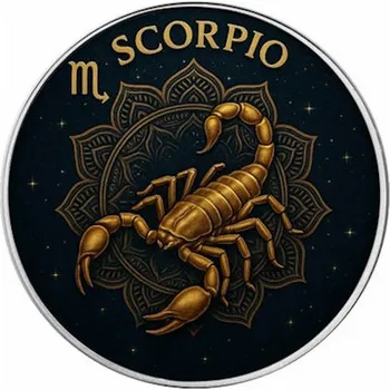 ZNAMENÍ ZVĚROKRUHU ŠTÍR coin American Silver Eagle Signs of the Zodiac Scorpio – 1 oz stříbrná mince