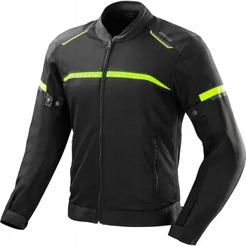 Moto bunda OZONE MOTOCYKLOVÁ TEXTILNÍ BUNDA MESH PÁNSKÁ NEO AIR ČERNÁ/FLUO ŽLUTÁ XS