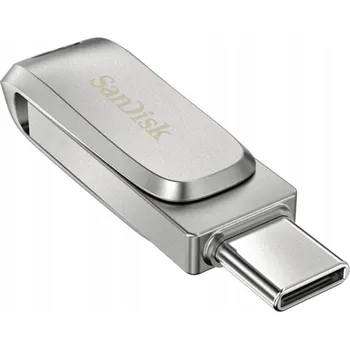 USB flash disk Flash disk SanDisk Ultra Dual Drive Luxe 256 GB stříbrný