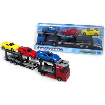 autíčko Sada vozidel Auto Transporter Hipo 3142