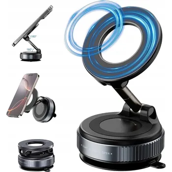 Magnetický držák do auta s MagSafe pro telefon, otočný, na sklo/palubní desku