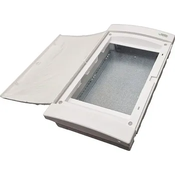 modulární přístroj a rozvaděč Noark 113424 Plastové multimediální IT rozvodnice PNF-MM 36W bílá dvířka, pod omítku (Noark 113424)