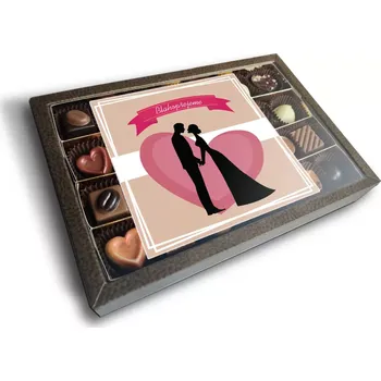 Bonboniéra Sablio Pralinky Blahopřejeme - 20 ks pralinek