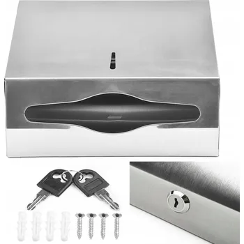 Zásobník na papírové ručníky Zásobník na papírové ručníky 280X100X260MM Vodotěsný design Kapacita 400 ks