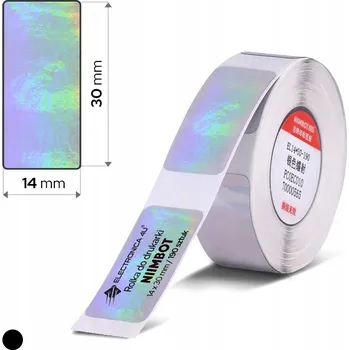 Speciální papír Samolepicí etikety samolepky termální pro tiskárnu Niimbot B18 14x30