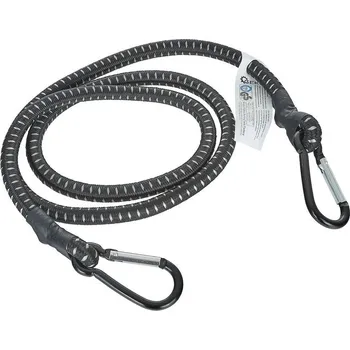 Upínací popruh GEKO Pružný popruh s karabinami 10x1200mm 61760&nbsp;G02342