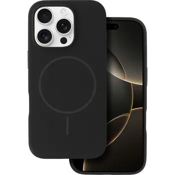 Pouzdro na mobilní telefon Zadní kryt Magsafe Slim Silicone pro iPhone 16 Pro black