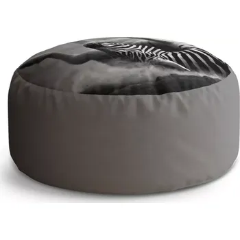 Taburet Sablio Taburet Circle Válející se zebra: 38x48 cm