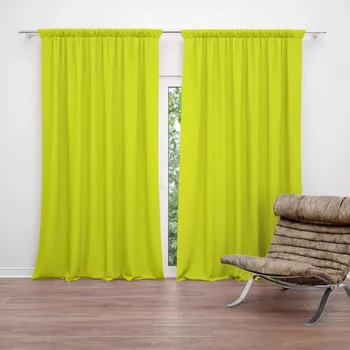 Závěs Sablio Závěs Citrónová: 2ks 140x250cm