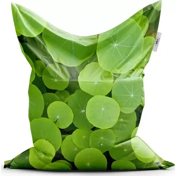 Sedací pytel Sablio Sedací vak Classic Listy leknínu - 150x100 cm