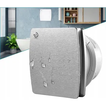 Ventilace Koupelnový ventilátor 100 mm s čidlem vlhkosti, 95 m3/h