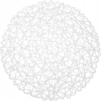 Talíř PAPÍROVÁ BÍLÁ KULATÁ PODLOŽKA POD TALÍŘ NA STŮL 35 CM KRAJKOVÁ